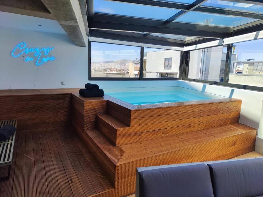 Gazi Pool House Apartment Atena Exterior foto